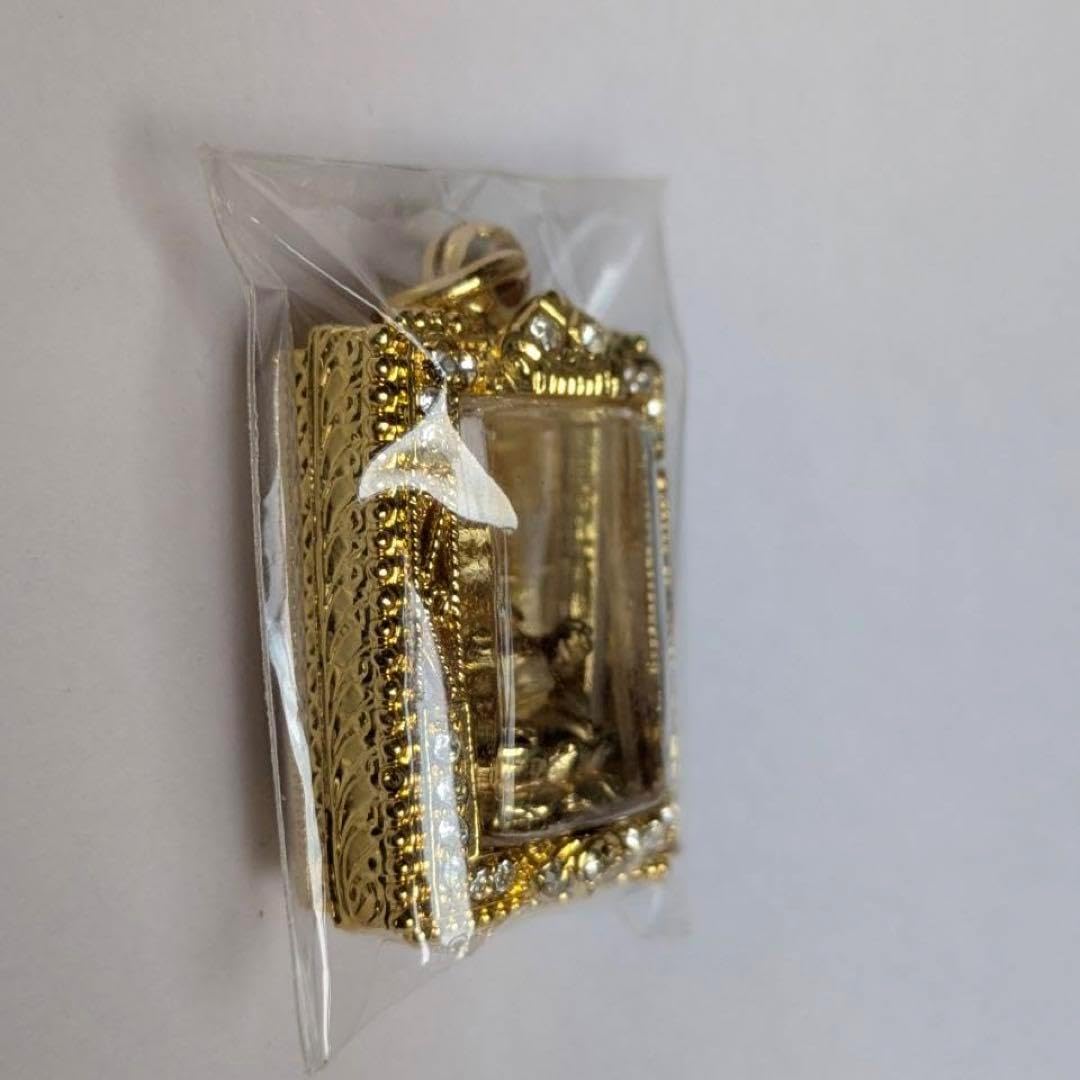 プラクルアン タイのお守り 「ガネーシャ」金色 縦(約)4cm×横(約)3cm